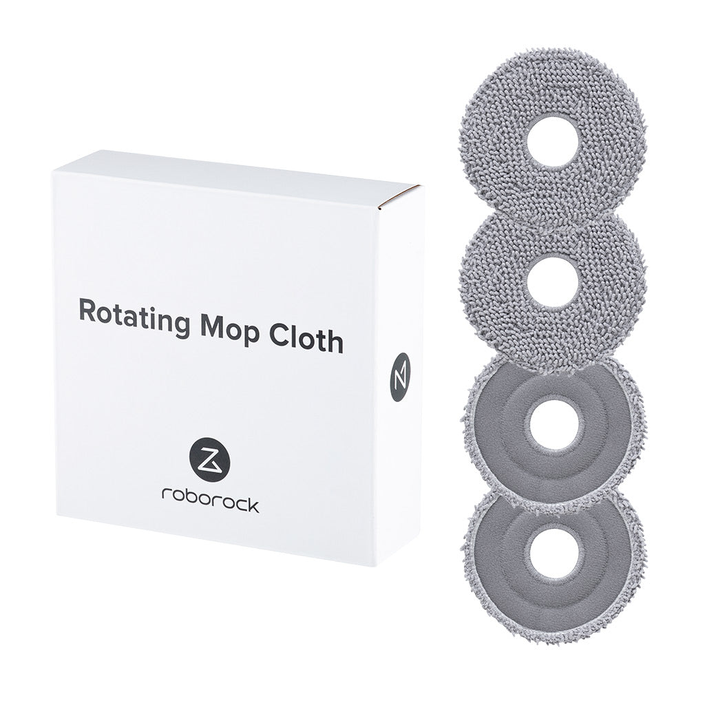 [FREE GIFT] Roborock Rotating Mop 4pcs Berlaku Untuk Qrevo Series Kecuali Curv 2 Flow